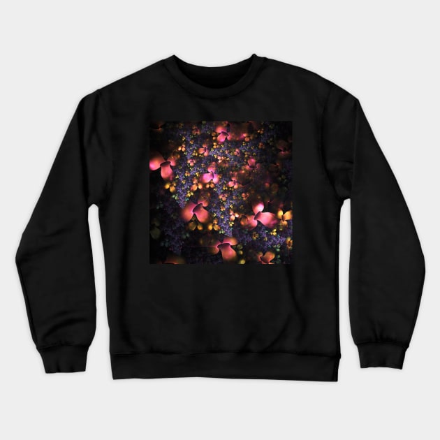 Exotic flowers Crewneck Sweatshirt by krinichnaya